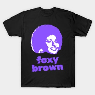 Foxy brown ||| 90s sliced style T-Shirt